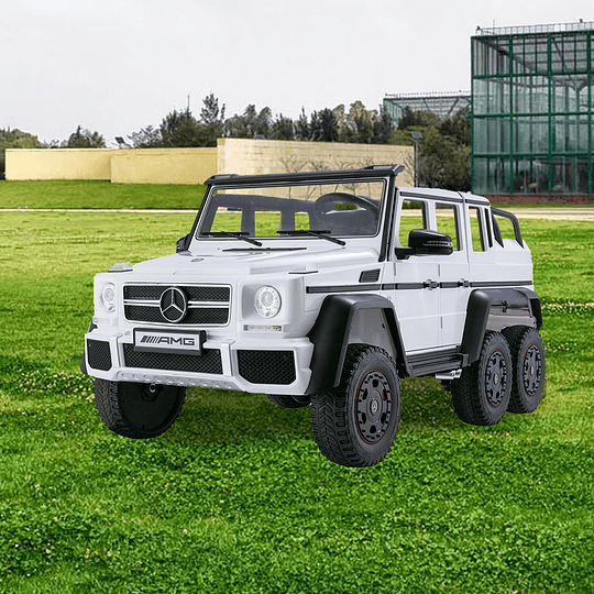 AUTO A BATERIA MERCEDES-BENZ G63 6X6 BLANCO 12V - 4