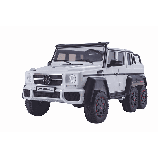 AUTO A BATERIA MERCEDES-BENZ G63 6X6 BLANCO 12V - 6