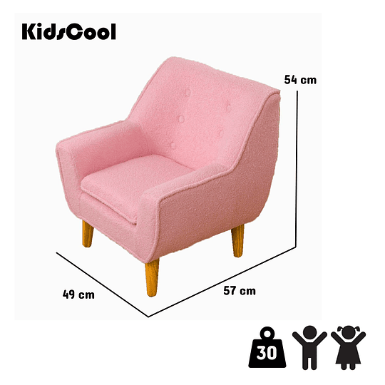 SILLON INFANTIL MIMO ROSADO - 5