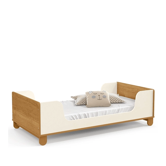 MINI CAMA ZUPI BLANCA CARAMELO - 1