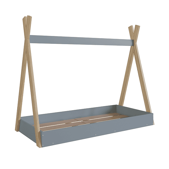 CAMA KIDSCOOL MONTESSORI INFANTIL MDF AZUL CIELO - 1
