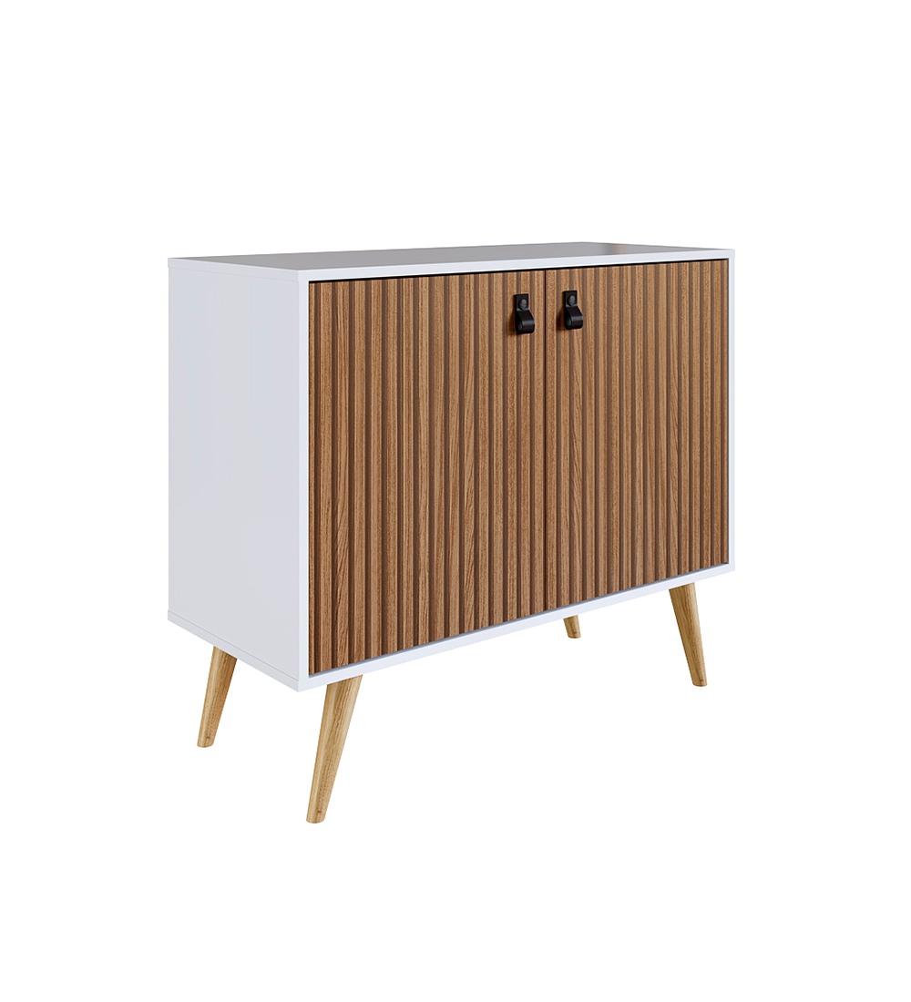 BUFFET BE DESIGN AMBER MDP 2 PUERTAS BLANCO MATE BRISE - 1