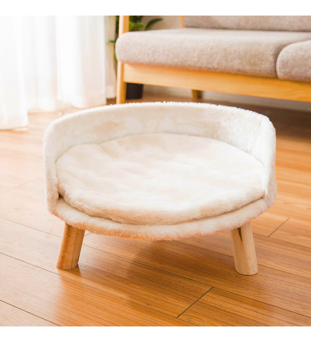 CAMA MDF PERROS GATOS BE DESIGN PREMIUN BEIGE - 2