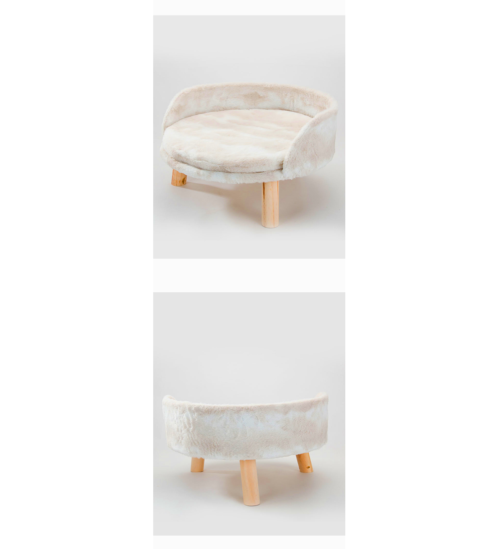 CAMA MDF PERROS GATOS BE DESIGN PREMIUN BEIGE - 5