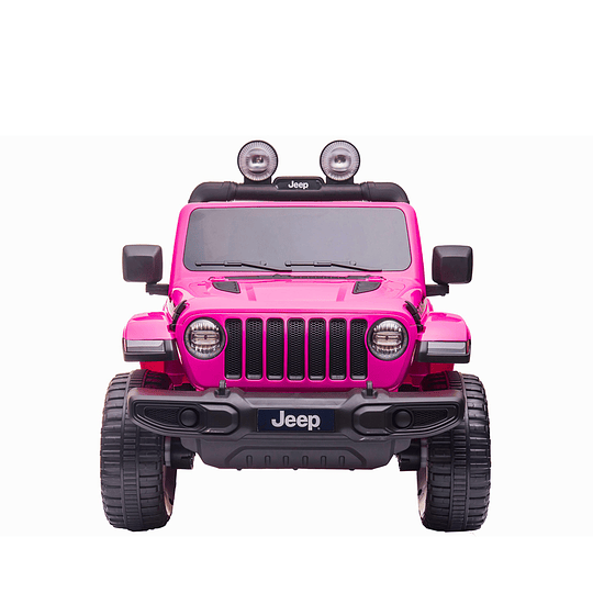 AUTO BATERIA JEEP RUBICOM ROSADO - KIDSCOOL- 8130035-2R-RS - 3