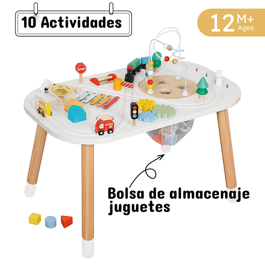 MESA KIDSCOOL 10 ACTIVIDADES C/ ACCESORIOS MULTICOLOR - 4