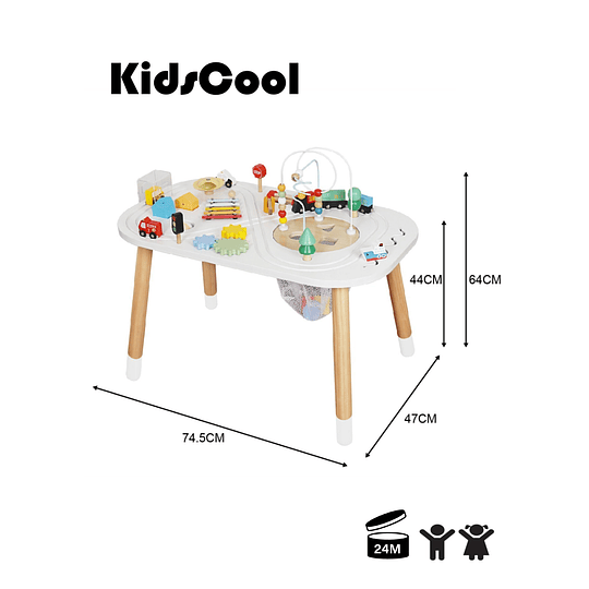 MESA KIDSCOOL 10 ACTIVIDADES C/ ACCESORIOS MULTICOLOR - 5