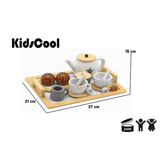 JUEGO TÉ KIDSCOOL DIDACTICO MONTESSORI NUDE - 4