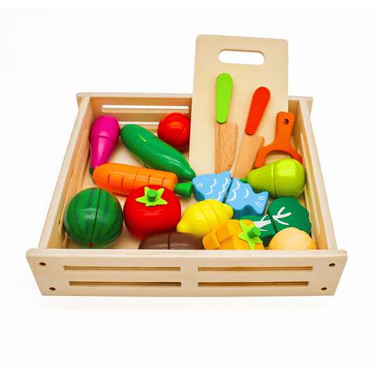 FRUTAS Y VERDURAS DIDACTICO MONTESSORI - 1
