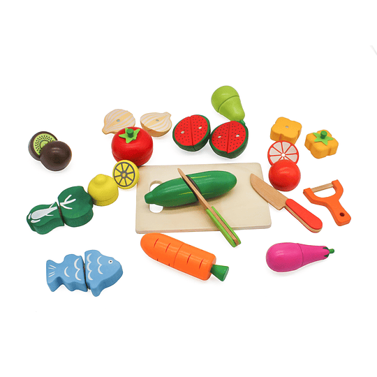 FRUTAS Y VERDURAS DIDACTICO MONTESSORI - 3