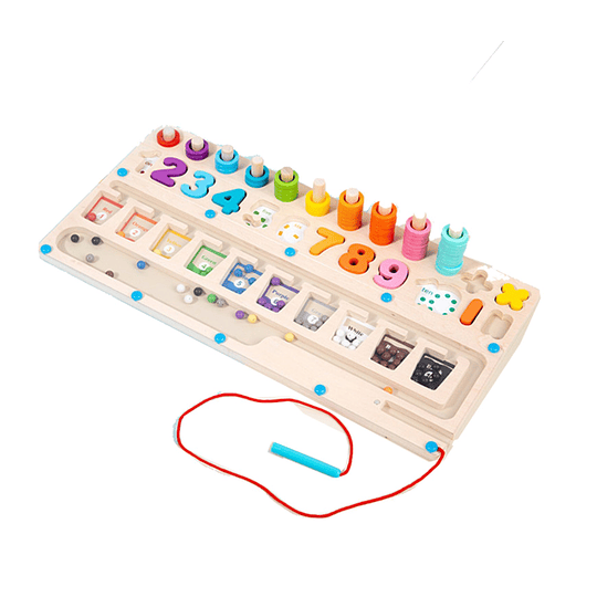 TABLERO KIDSCOOL DIDACTICO 3X1 ACTIV MONTESSORI MULTICOLOR - 3