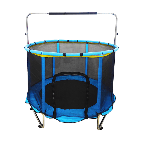 CAMA ELASTICA ENTRETENIDA AZUL - 1