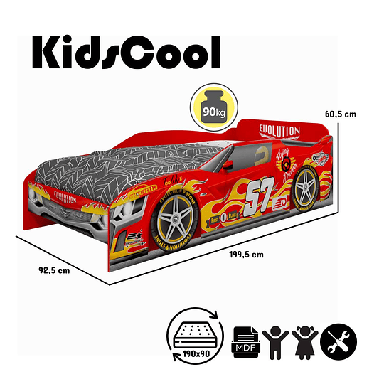 CAMA INFANTIL EVOLUTION CAR - 3