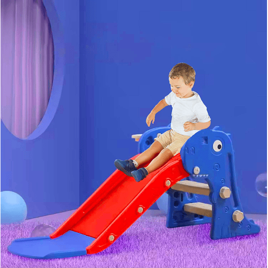 RESBALIN KIDSCOOL MID DINO AZUL-ROJO - 4