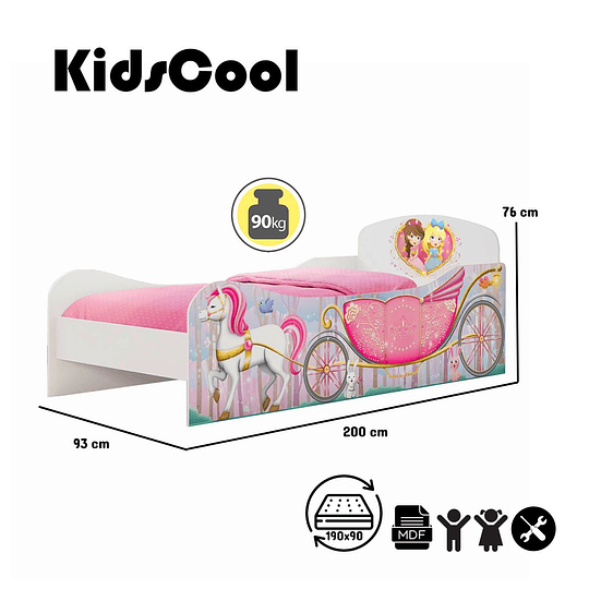 CAMA INFANTIL CARRUAJE SOFIA - 2