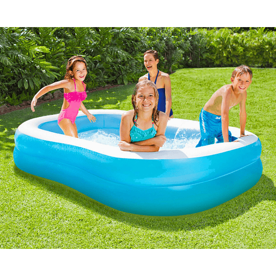 PISCINA INFLABLE KIDSCOOL AQUA REC 48X152 CM - 3
