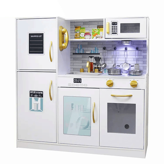 COCINA KIDSCOOL FULL KITCHEN BLANCO LED KISDCOOL - 1