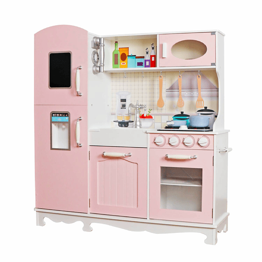 COCINA KIDSCOOL KITCHEN XL LED ROSADA - 1