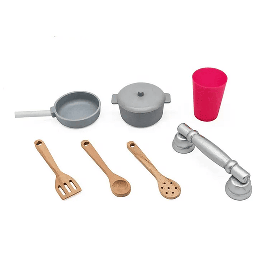 COCINA KIDSCOOL KITCHEN XL LED ROSADA - 2