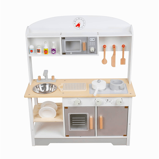 COCINA MONTESSORI KIDSCOOL BLANCA +ACCESORIOS - 2