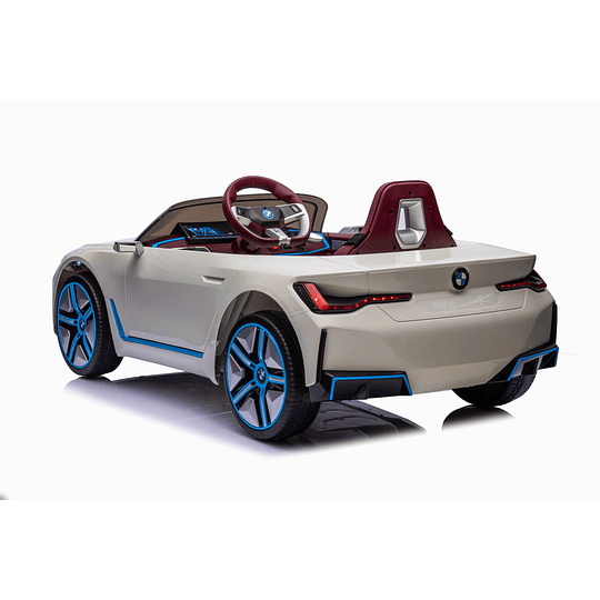 AUTO BMW I4 A BATERIA 12V BLANCO - 2