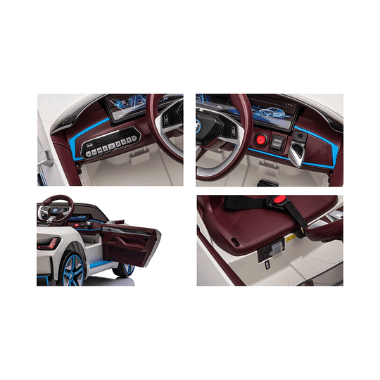 AUTO BMW I4 A BATERIA 12V BLANCO - 5