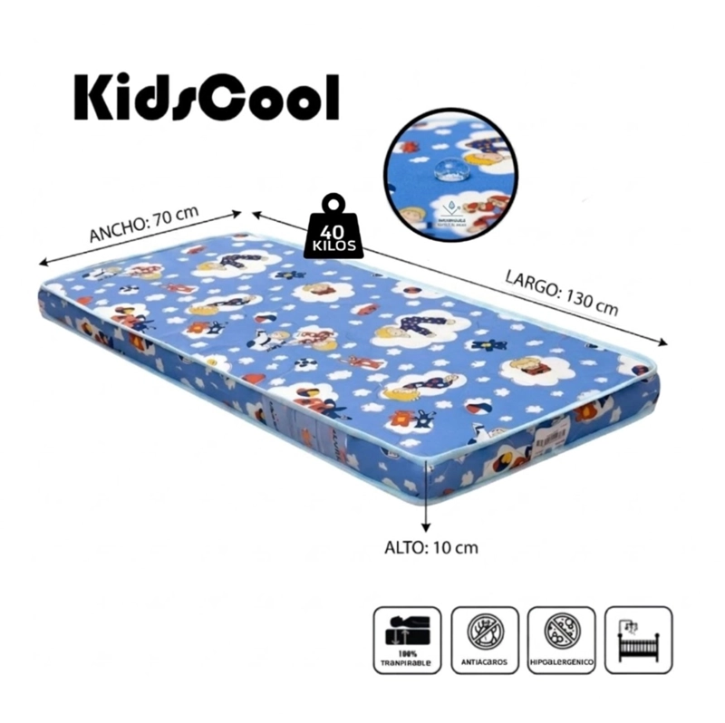 COLCHÓN KIDSCOOL CUNA KID 130 X 70 CM - 5