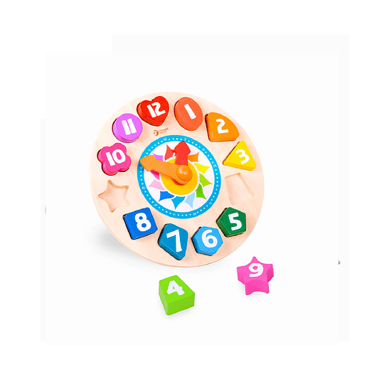JUEGO DIDÁCTICO KIDSCOOL RELOJ TIC-TAC MULTICOLOR - 1