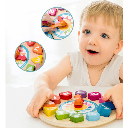 JUEGO DIDÁCTICO KIDSCOOL RELOJ TIC-TAC MULTICOLOR - 2