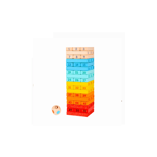 JUEGO DIDÁCTICO KIDSCOOL TORRE MULTICOLOR - 1