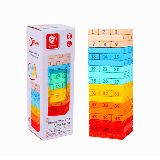 JUEGO DIDÁCTICO KIDSCOOL TORRE MULTICOLOR - 4