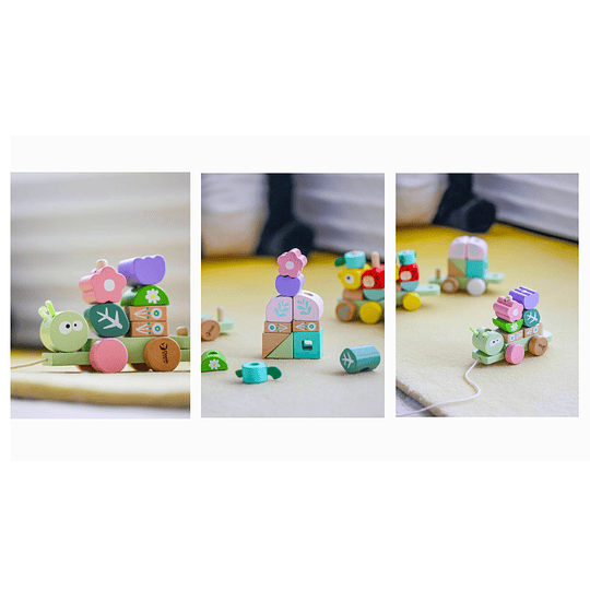JUEGO ARRASTRE KIDSCOOL JUNGLA FELIZ MULTICOLOR - 3