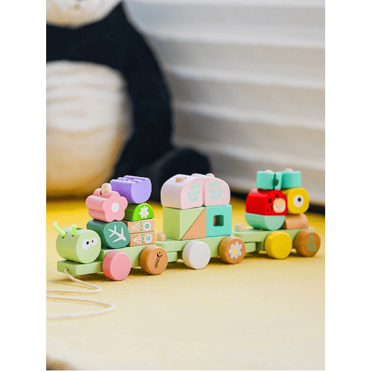 JUEGO ARRASTRE KIDSCOOL JUNGLA FELIZ MULTICOLOR - 4