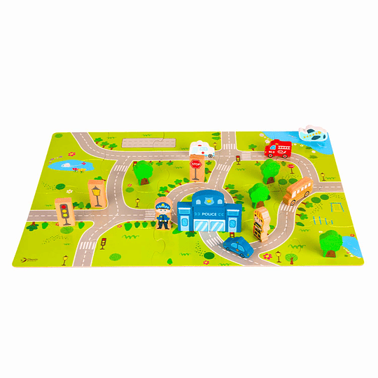JUEGO CONSTRUCCION KIDSCOOL CIUDAD FELIZ MULTICOLOR - 2