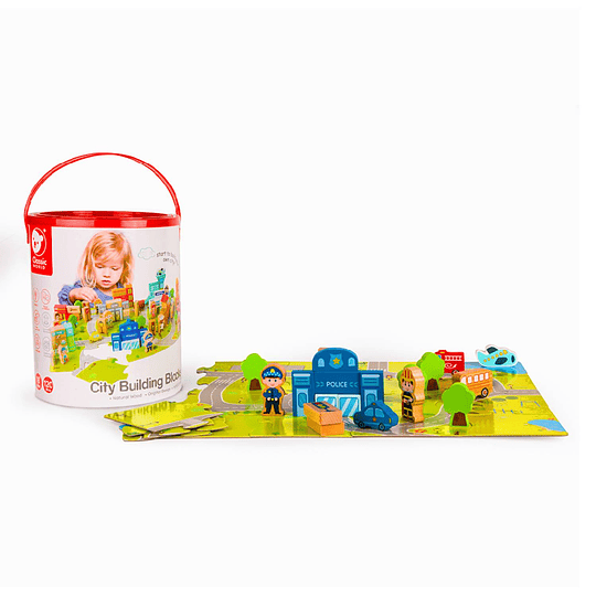 JUEGO CONSTRUCCION KIDSCOOL CIUDAD FELIZ MULTICOLOR - 4