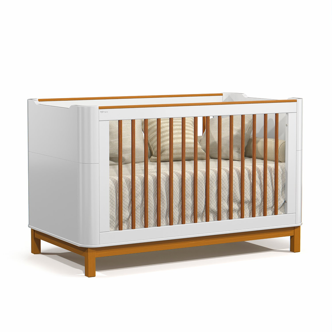 CUNA FLOW LAQUEADA BLANCA ECO WOOD - 1