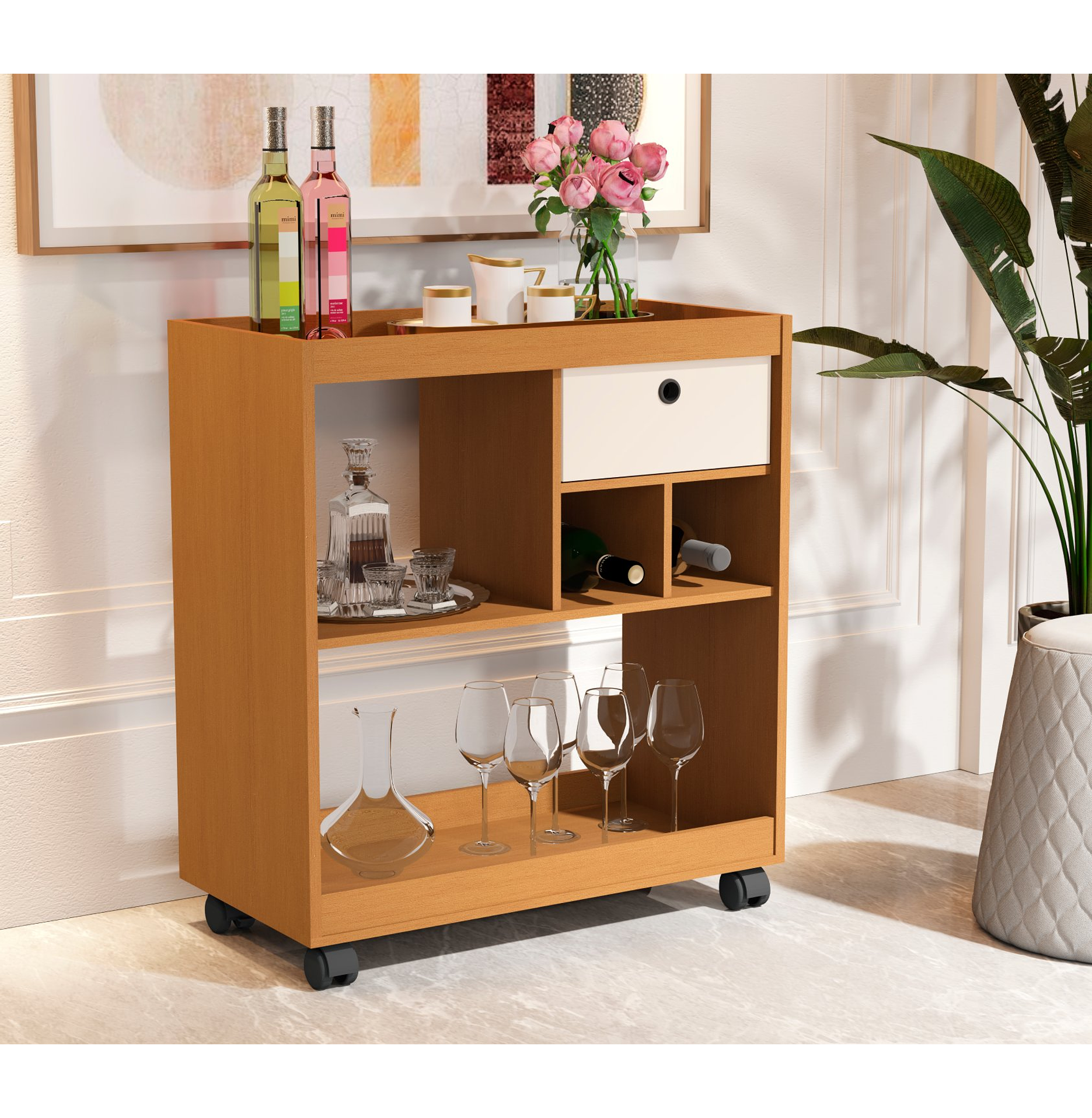 MINI BAR JB 4000 CARAMELO PERLA - 2