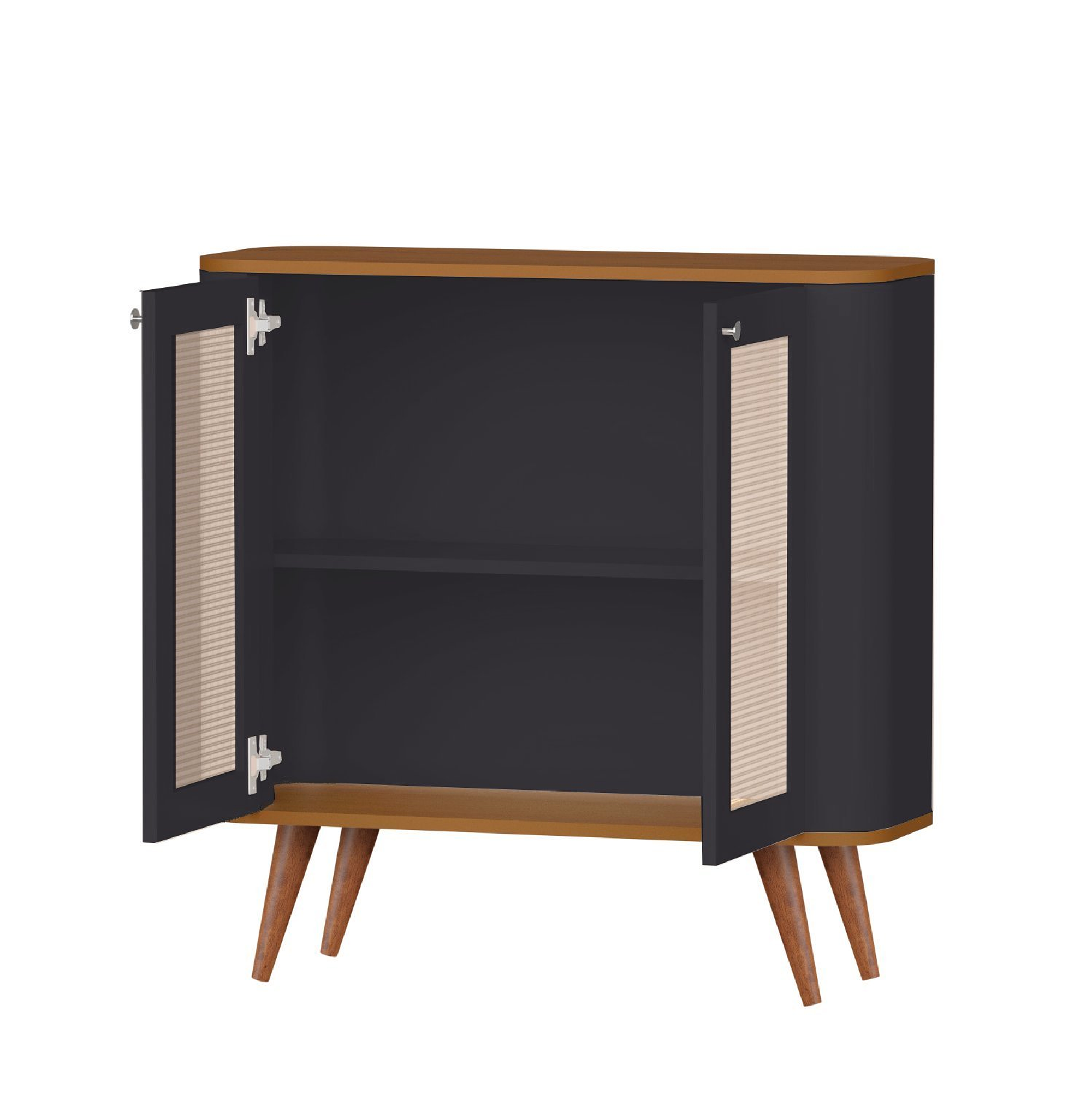 BUFFET NEON NEGRO CARAMELO - 2