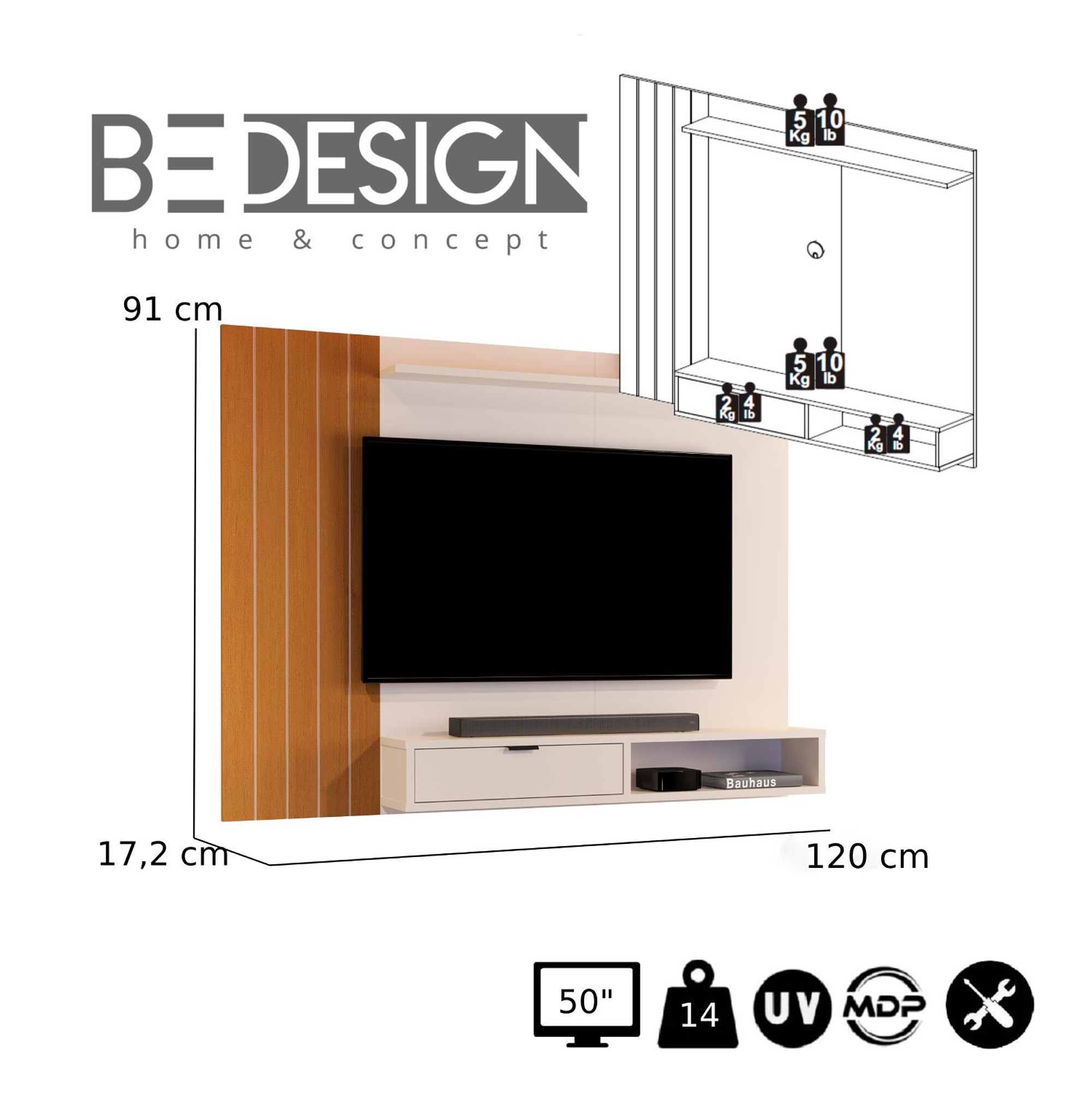 PAINEL JB 5001 PERLA CARAMELO - 4