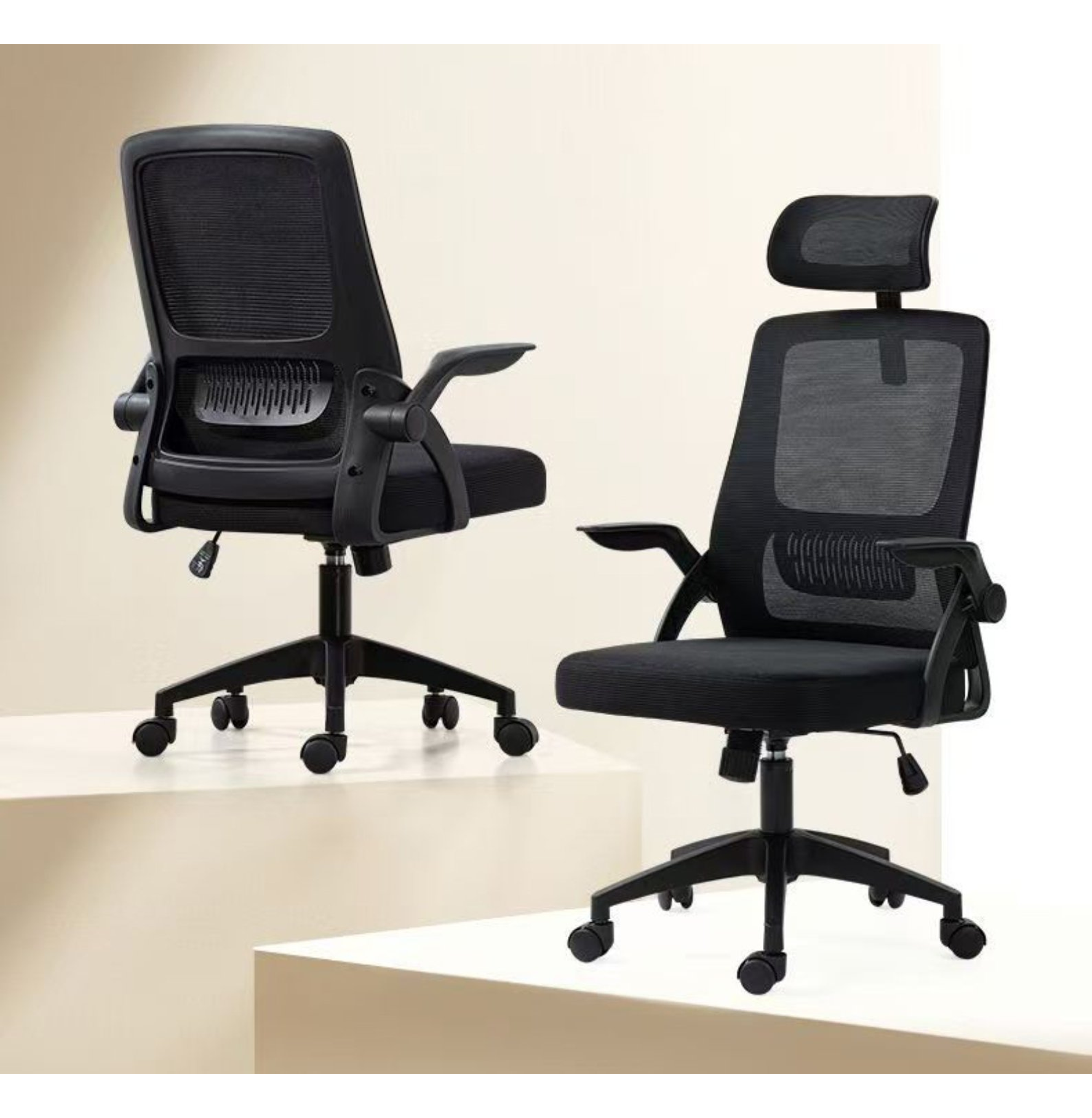 SILLA ERGONOMICA NEGRA 24 HRS - 2