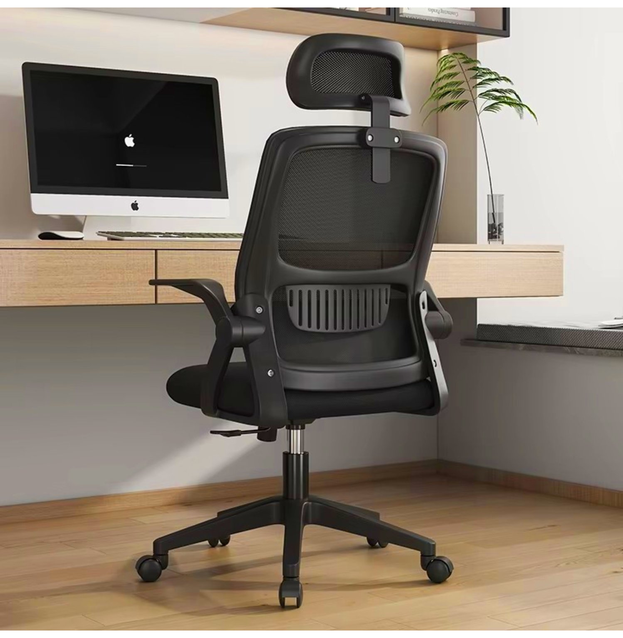 SILLA ERGONOMICA NEGRA 24 HRS - 4