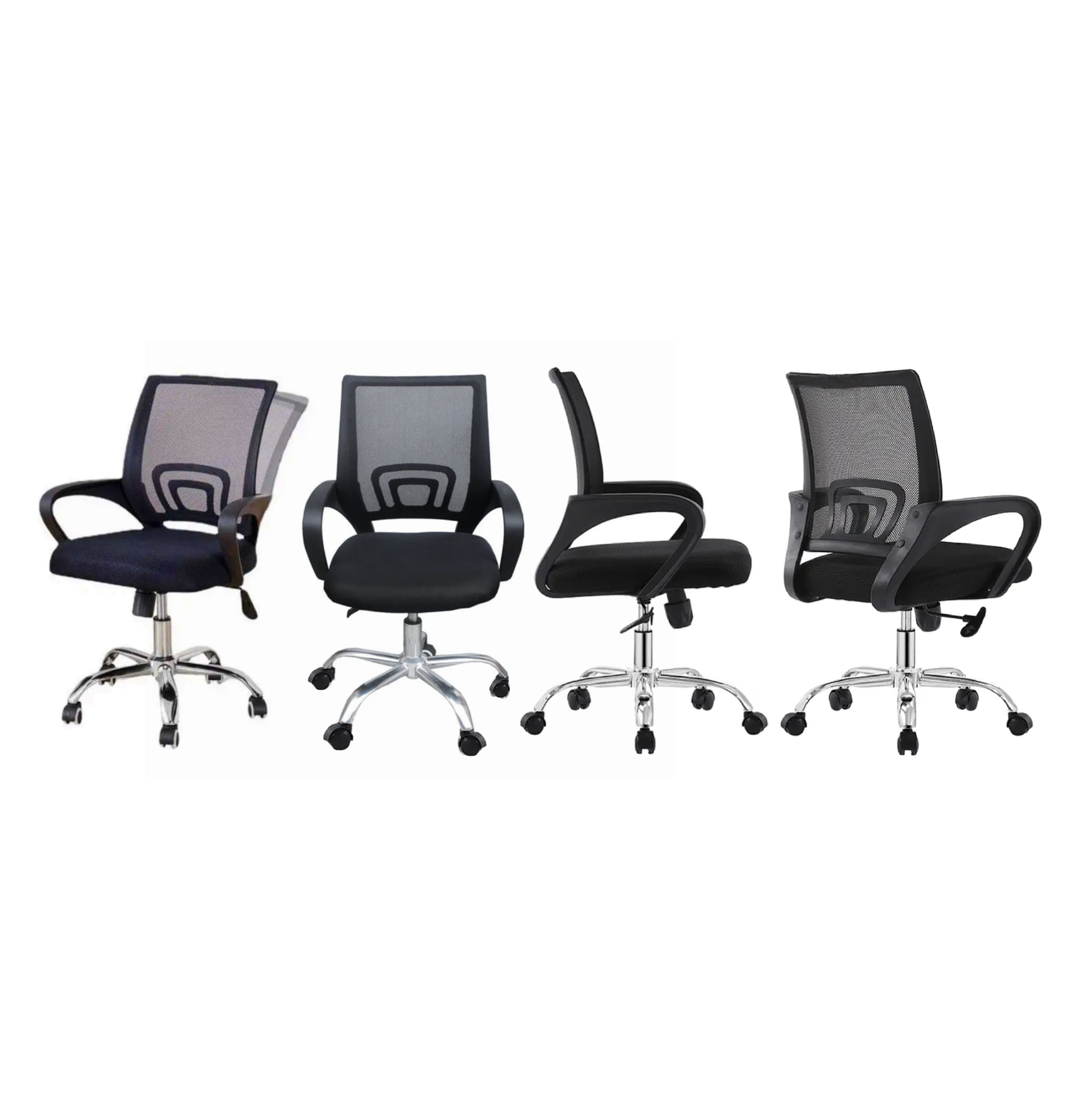 SILLA OFFICE 360° NEGRA - 4