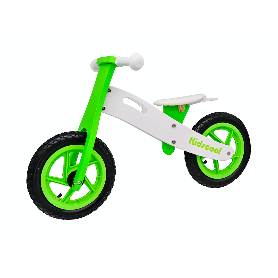 BICICLETA MADERA NEW RIDERS GREEN/WHITE - 1