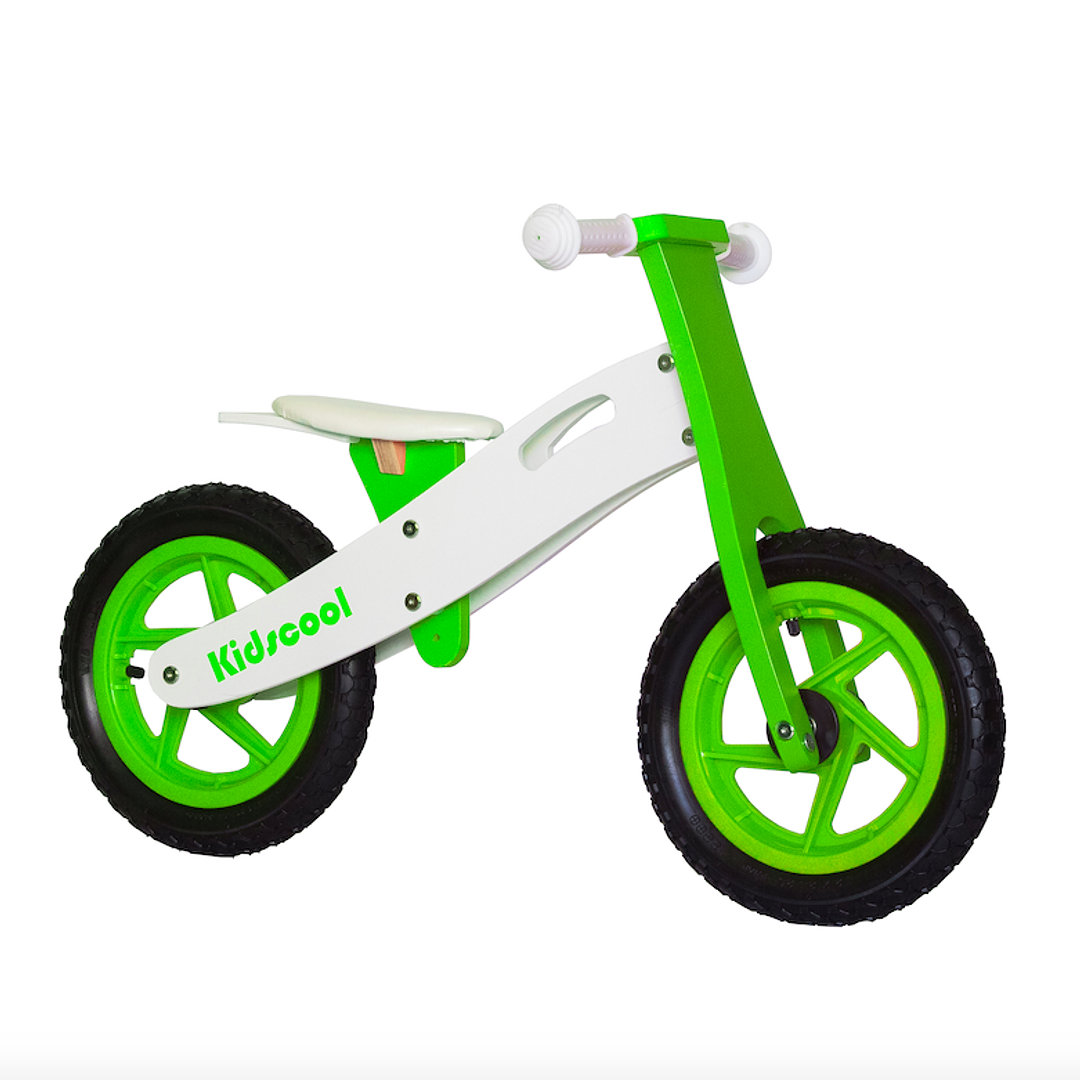 BICICLETA MADERA NEW RIDERS GREEN/WHITE - 2