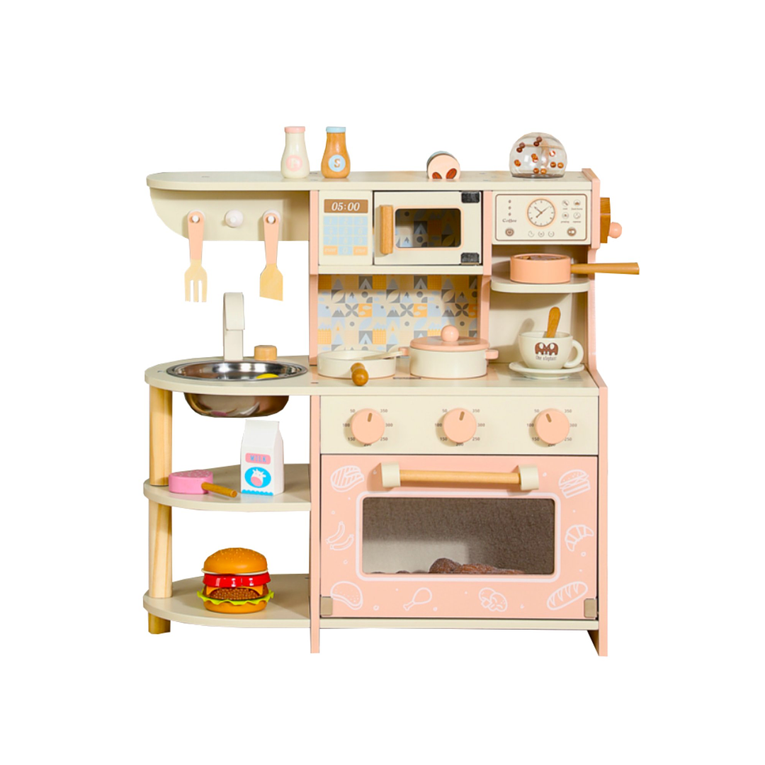 COCINA EN COLOR CAFETERA EMILY ROSADA - 1
