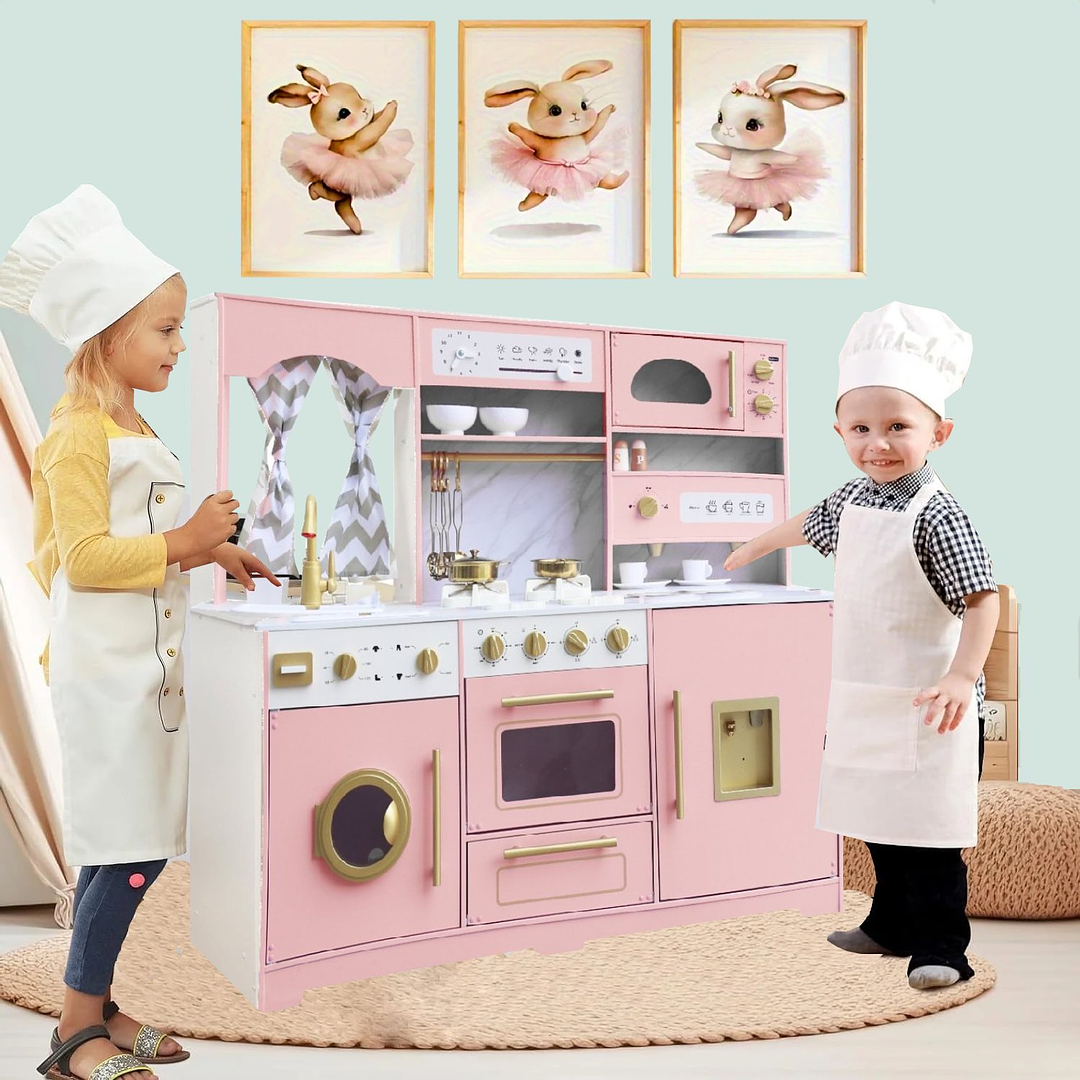 GRAN COCINA KITCHENETTE ROSADA - 2