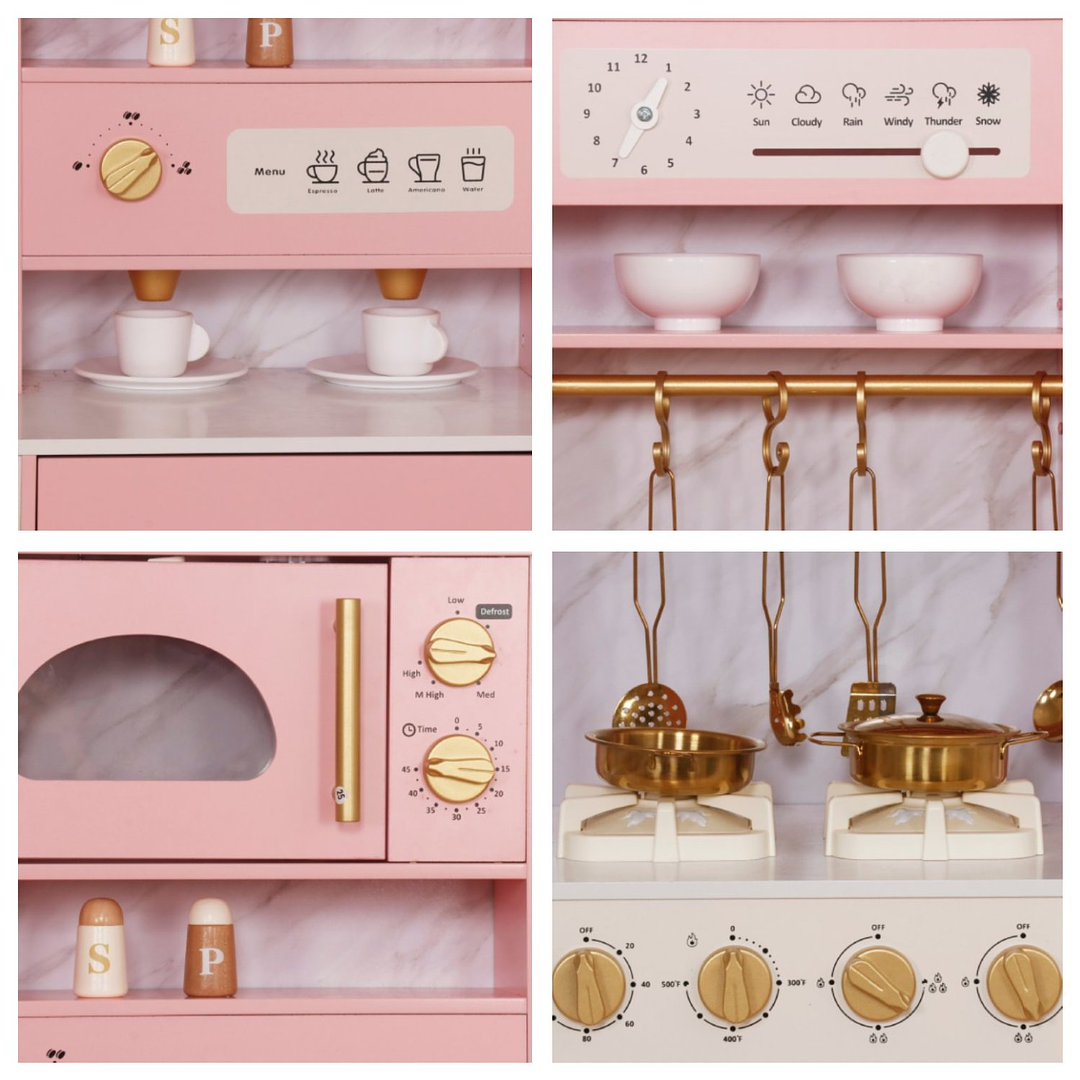 GRAN COCINA KITCHENETTE ROSADA - 3
