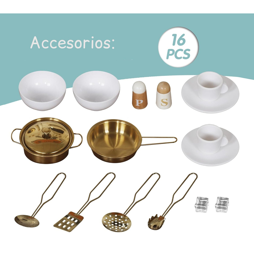 GRAN COCINA KITCHENETTE ROSADA - 4