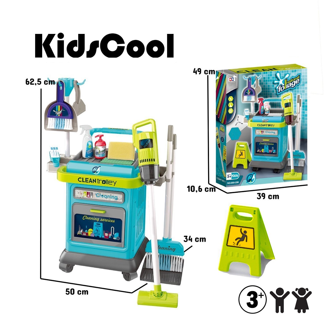 JUEGO CARRO DE LIMPIEZA KIDS - 3