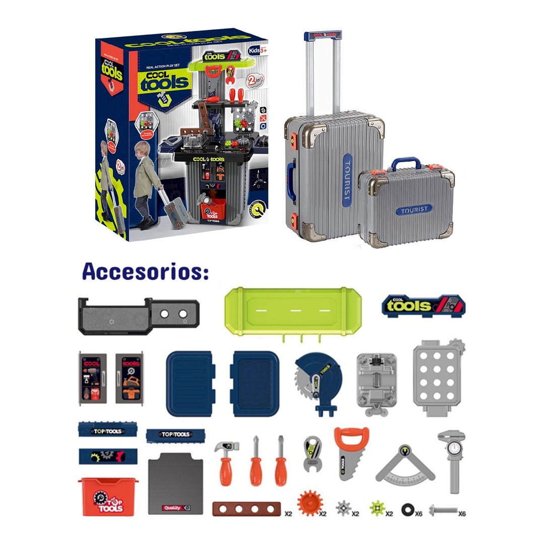 JUEGO MALETA BANCO DE HERRAMIENTAS KIDS - 4
